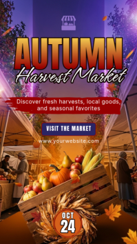 Jingga Autumn Harvest Market Instagram Story Template