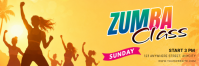 Jingga Ceria Zumba Class Tajuk Twitter template