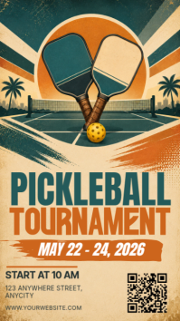 Naranja Pickleball Tournament Instagram Story Template
