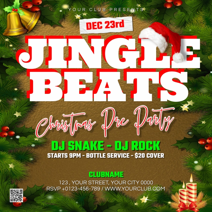 Jingle Beats Publicação no Instagram template
