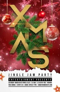 Christmas video Tabloid template