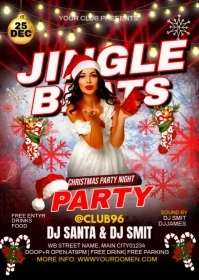 JingleBEATS Party A6 template