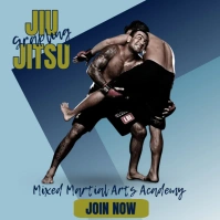 jiu jitsu instagram ad template