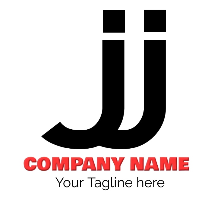 Jj Inwards Logo JJ Logo Design Template | PosterMyWall