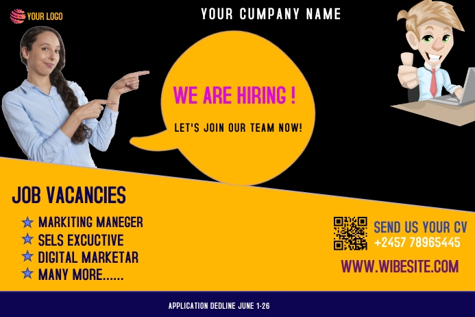 job ad Template | PosterMyWall