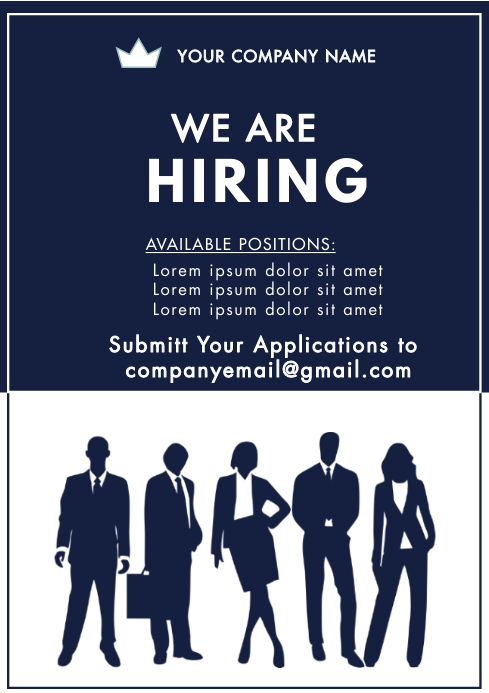 Job Advert Template PosterMyWall Job Advert Template PosterMyWall