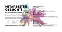 Job Advertisement Painter Banner cover Header Annuncio Facebook template