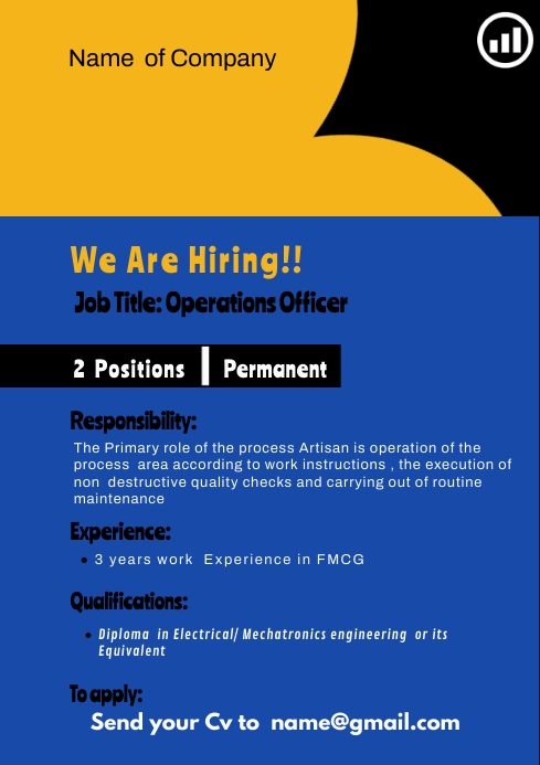 Job Advertisement template | PosterMyWall