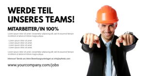 Job announcement Template Banner Cover Header