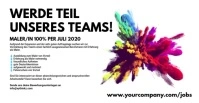 Job announcement Template Banner Cover Header