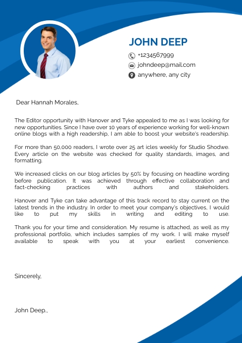 Job Application Template | PosterMyWall