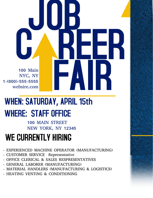 Job Career Fair Template PosterMyWall
