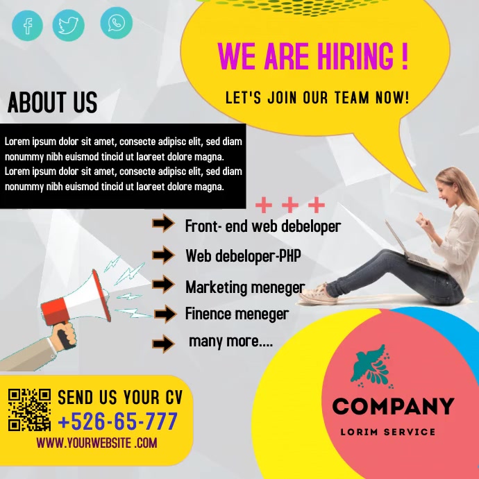 JOB Template | PosterMyWall