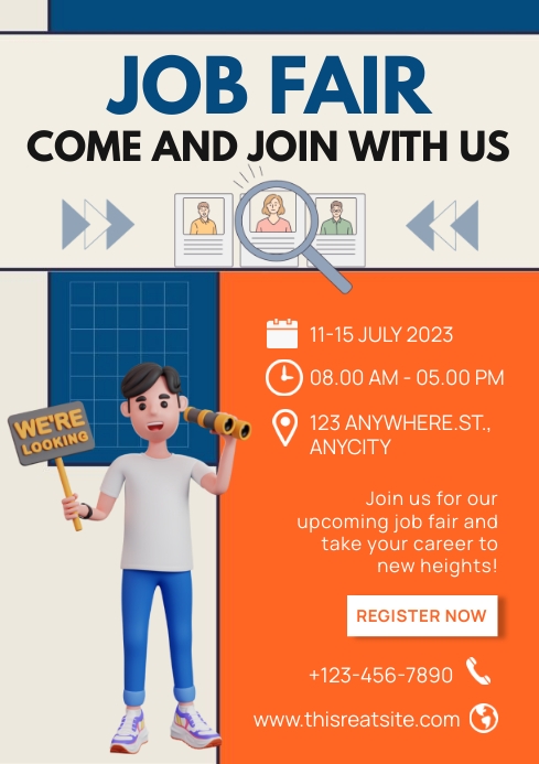 Job Fair Animation Cartoon Job Fair