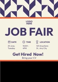 Job Fair A4 template