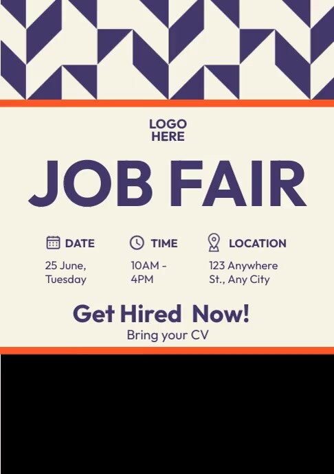Job Fair Roster Job Fair Template | PosterMyWall