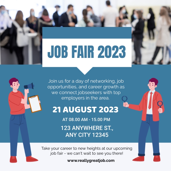 Job Fair Roster Job Fair Template Alabaster Job Fair Flyer Template Venngage