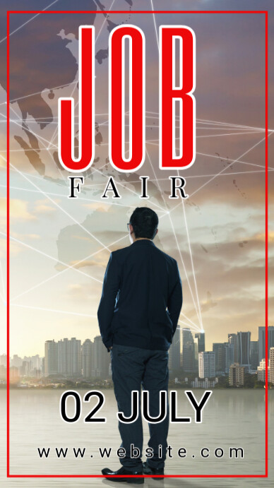 Job Fair Instagram 快拍 template