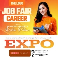 Job Fair Expo Event Publicación de Instagram template