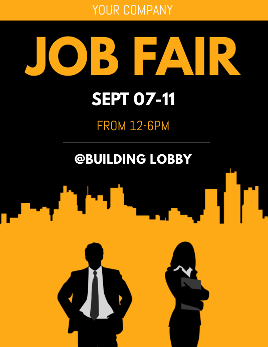 Job Fair Flyer Template Postermywall