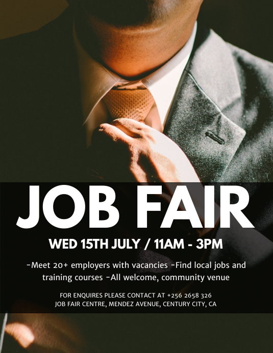 Job Fair Flyer Template PosterMyWall