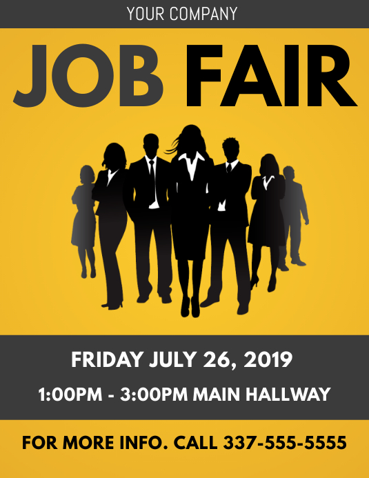 Job Fair Flyer Template 2 Postermywall
