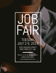 customizable design templates for job fair flyer postermywall job fair flyer template word