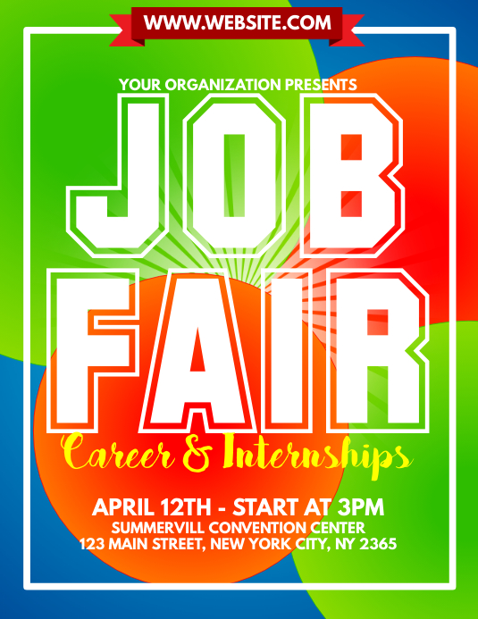 Copy of Job Fair Flyer PosterMyWall