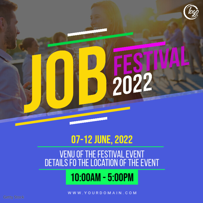 Job Fest Vector Copy of Job Fair Template | PosterMyWall