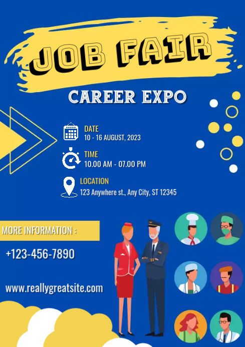 JOB FAIR TEMPLATE | PosterMyWall