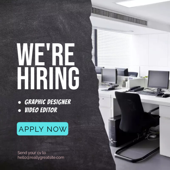 JOB HIRE Instagram Post template