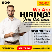 Job Hiring Ads Template | PosterMyWall