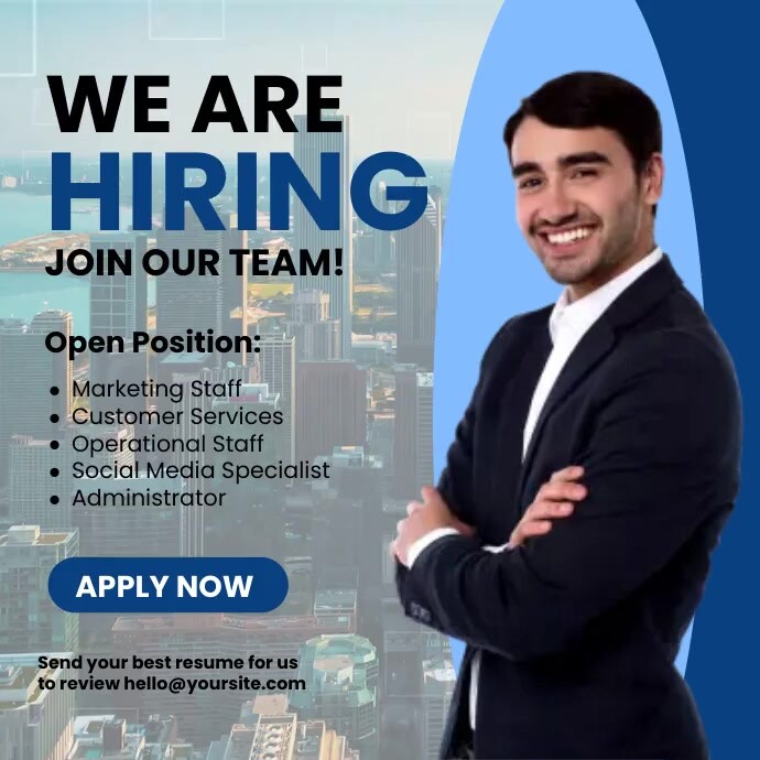 Job Feature Advertisement Job Hiring Advertisement Template | PosterMyWall