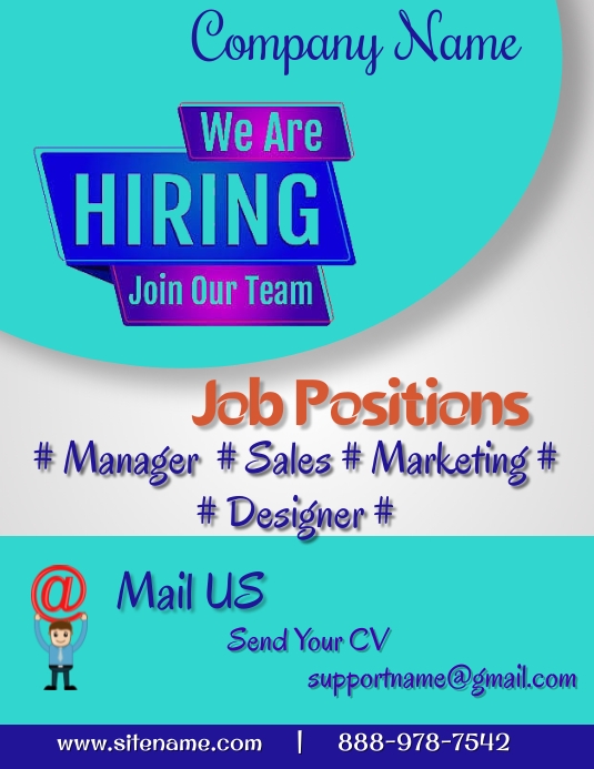 Job Hiring Template PosterMyWall