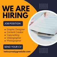 Job Hiring โลโก้ template
