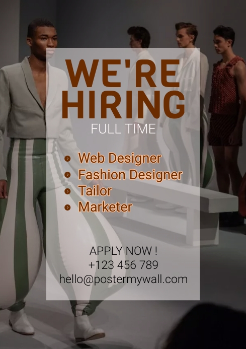 JOB HIRING Template PosterMyWall