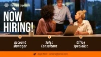 Job Hiring Facebook Cover Video template