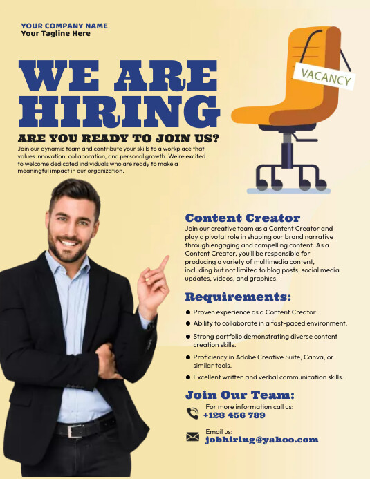 Hiring Flyer Template
