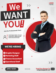 Job Hiring Ads Template | PosterMyWall