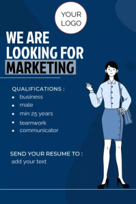 JOB POSTER TEMPLATE | PosterMyWall