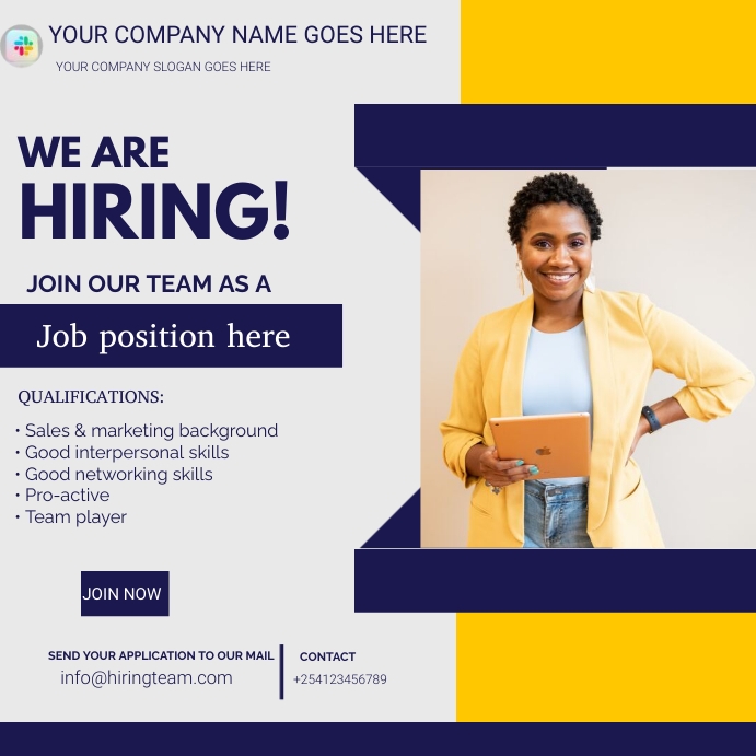 Net Job. Post Job Posting Ideas Job Hiring Instagram Post Design