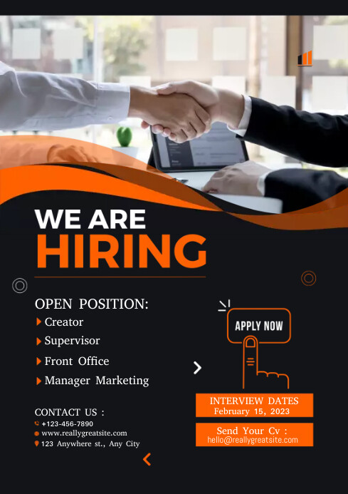 Job Hiring Poster Template | PosterMyWall