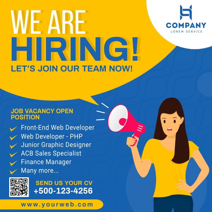 Job Hiring Social Media Post Design PSD Template For Free 58% OFF Job Hiring Social Media Post Design PSD Template For Free 58% OFF