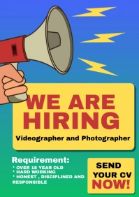 Job hiring tamplate A2 template