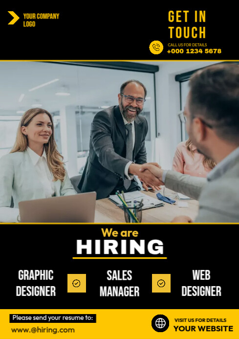 Job Hiring Template PosterMyWall