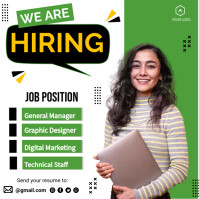 Job Hunt Instagram Post template