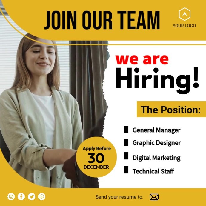 Job Interview Template | PosterMyWall