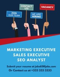 job opening flyer template