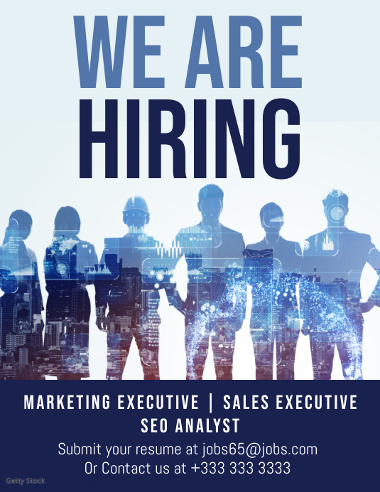 job opening flyer Template | PosterMyWall