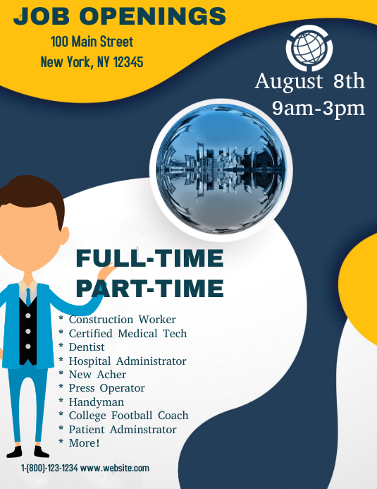 Job Opening Template PosterMyWall
